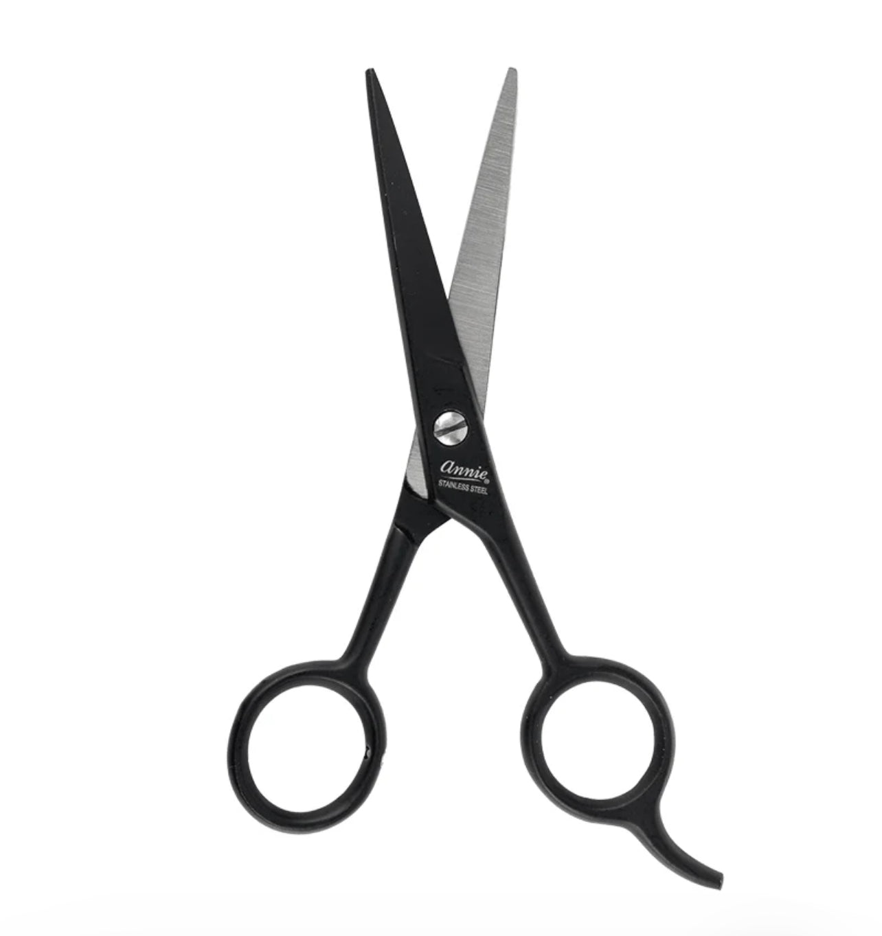 Stainless Steel Straight Hair Shears 5.5 Inch - Black