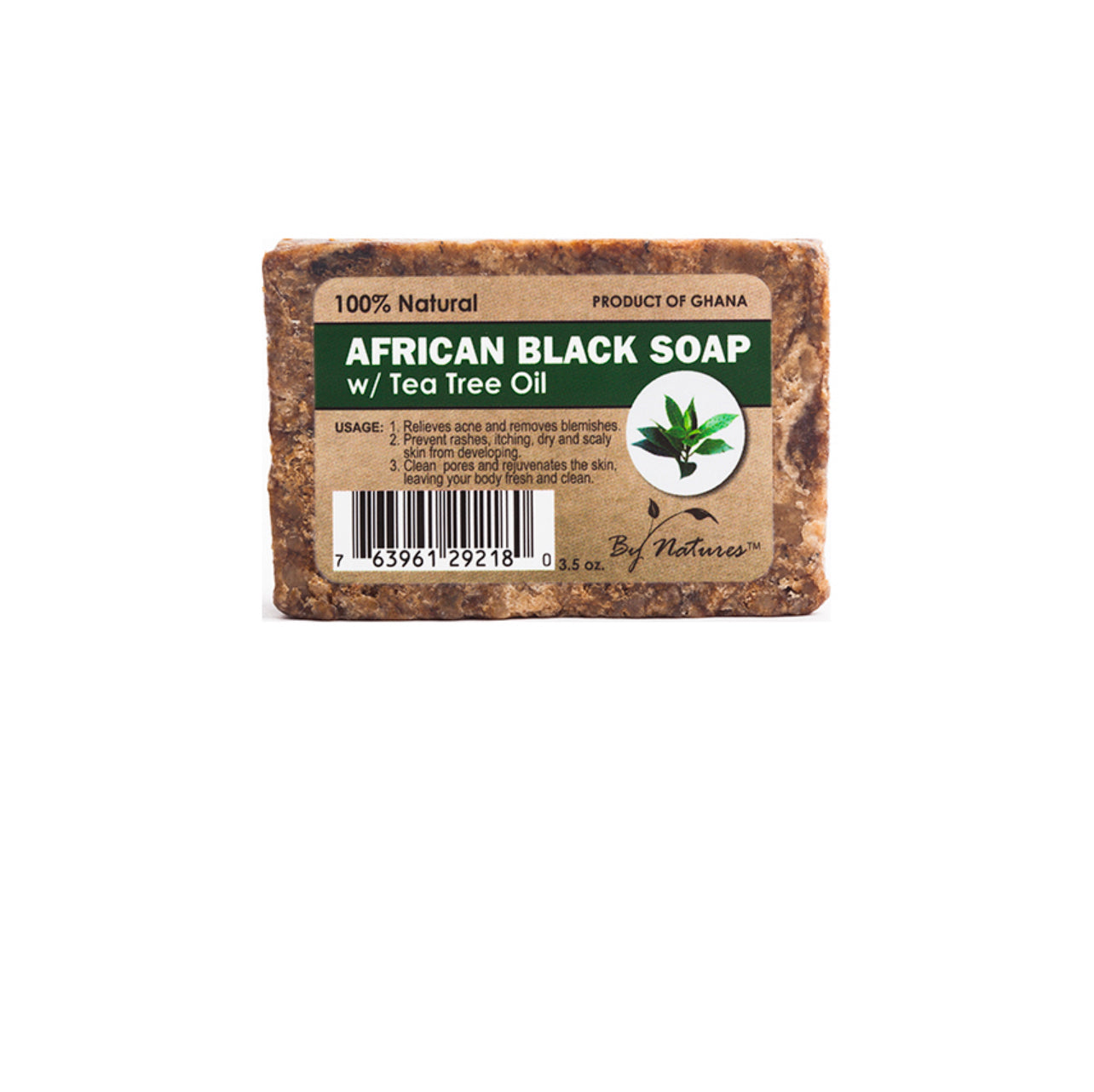 African Black Soap with Tea Tree Oil