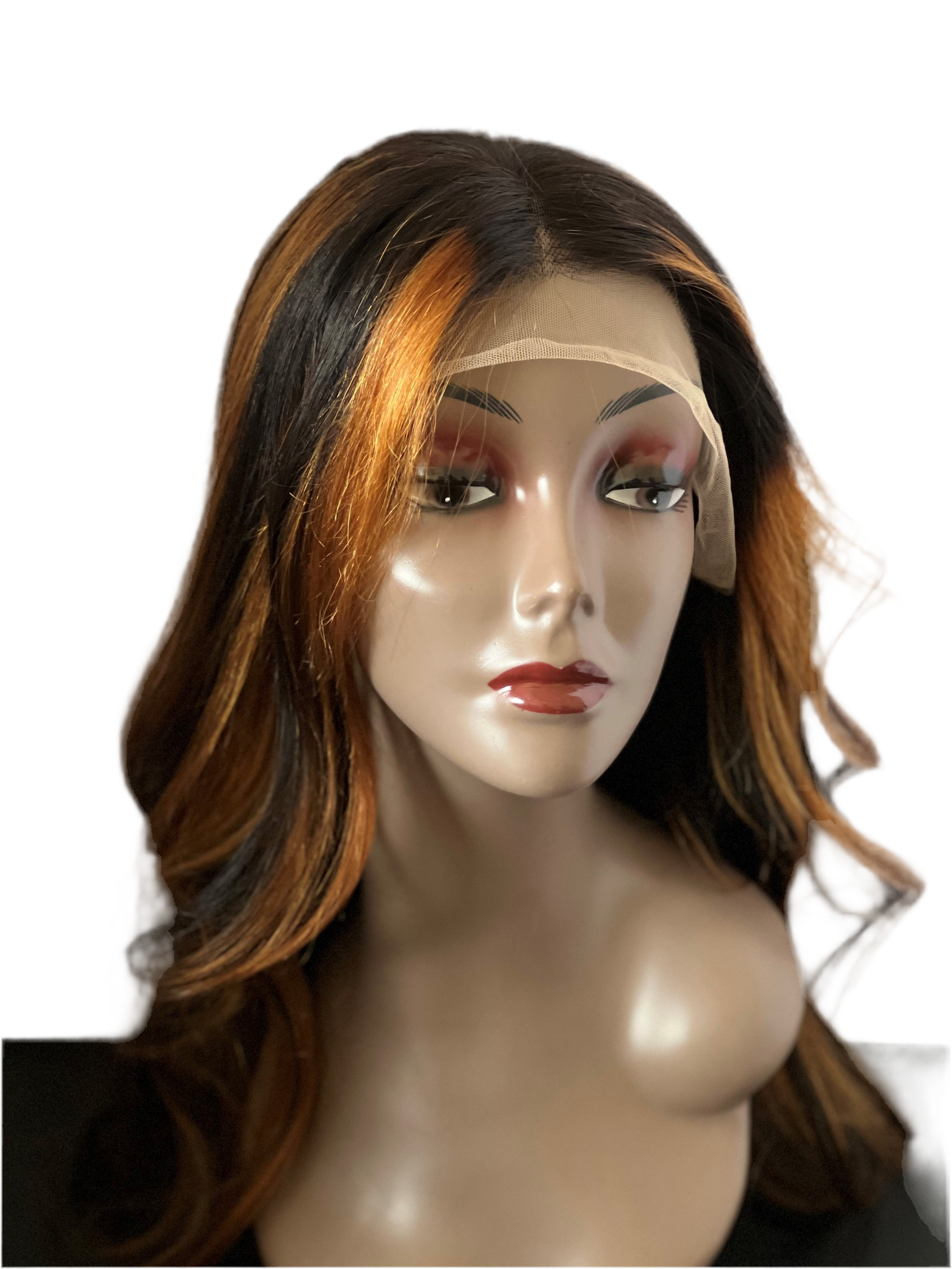 Glueless HD Full Lace Frontal Human Hair Wig - 22 inches