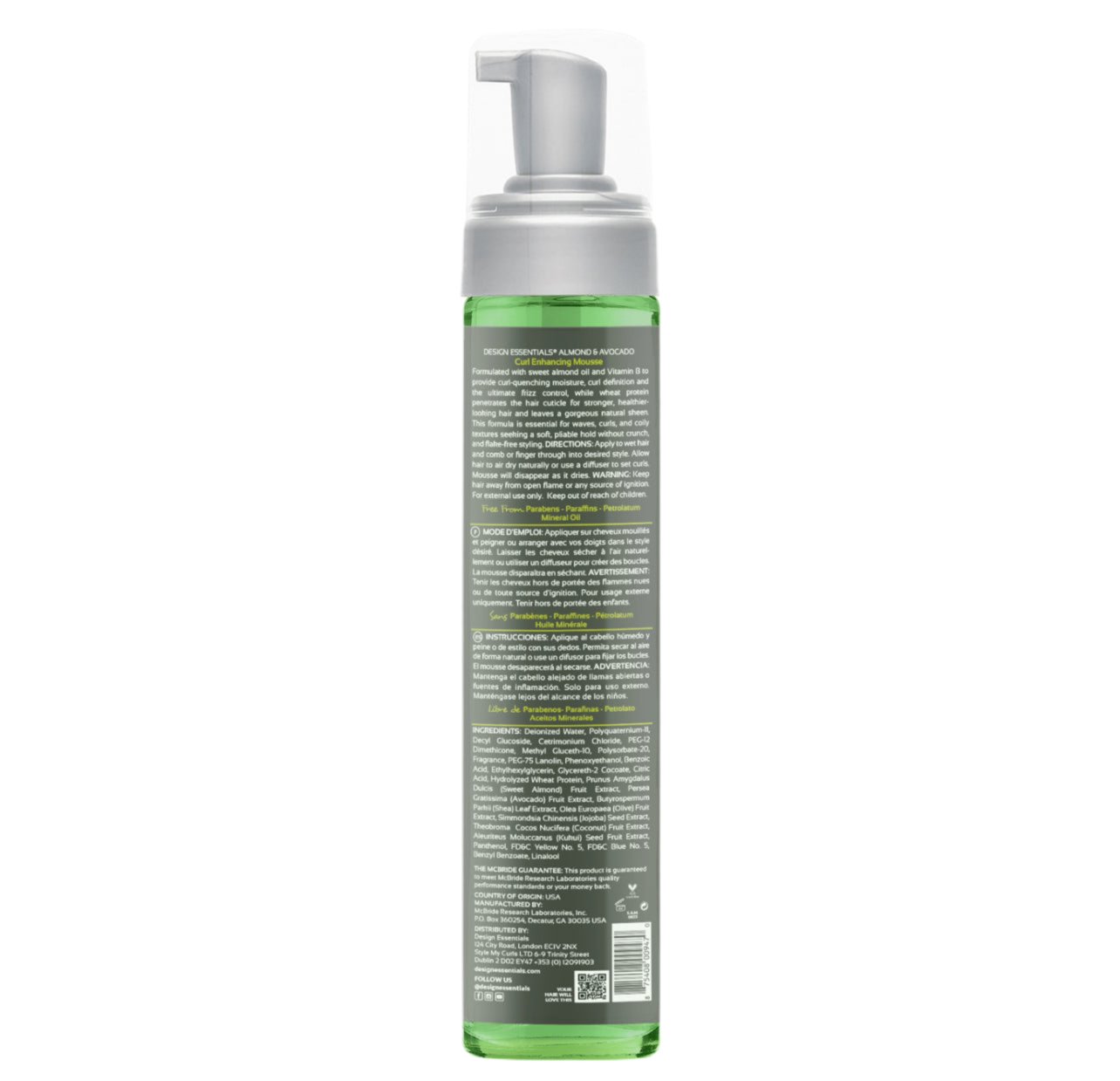 Almond & Avocado Curl Enhancing Mousse