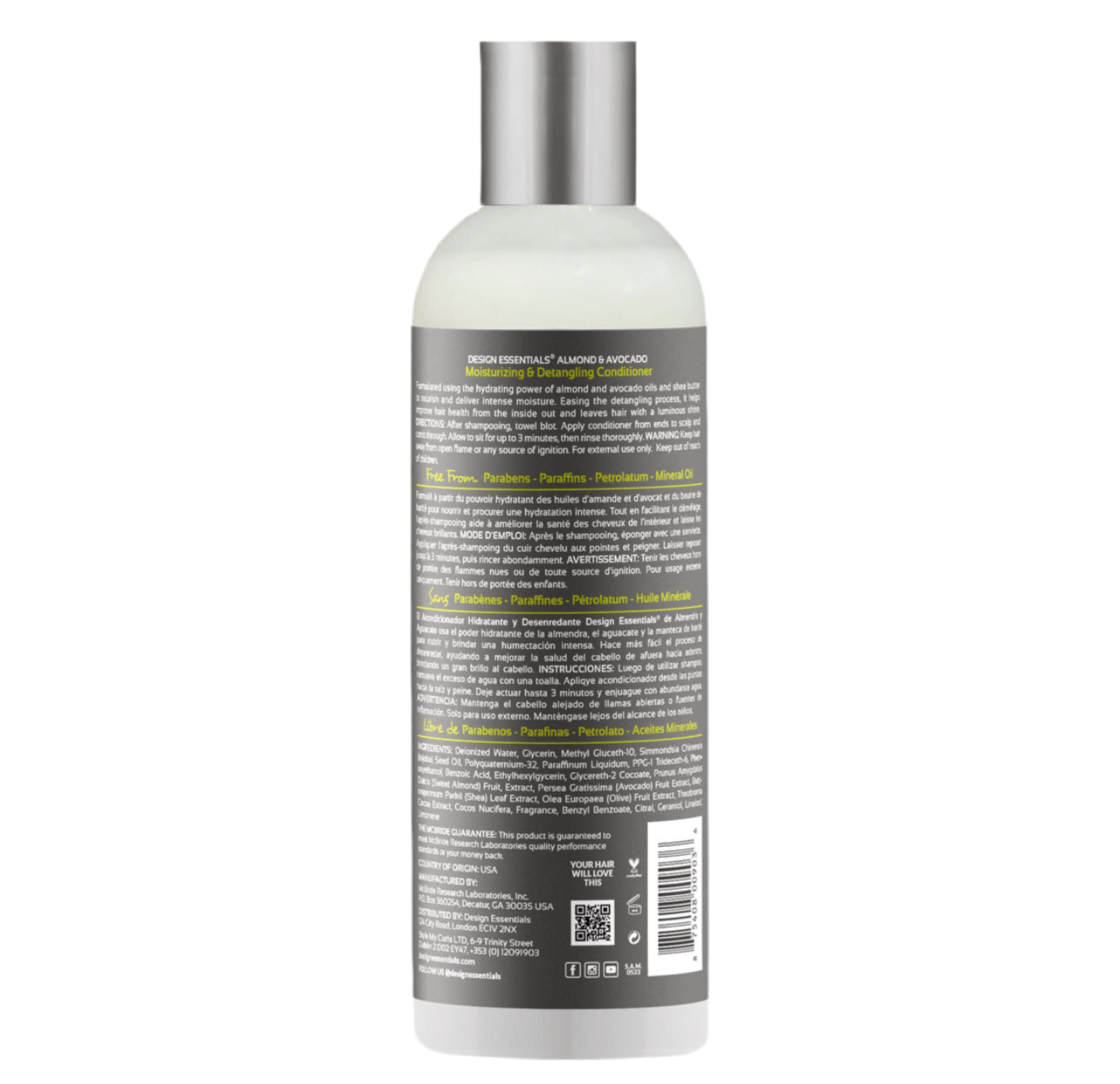Almond & Avocado Moisturizing & Detangling Conditioner