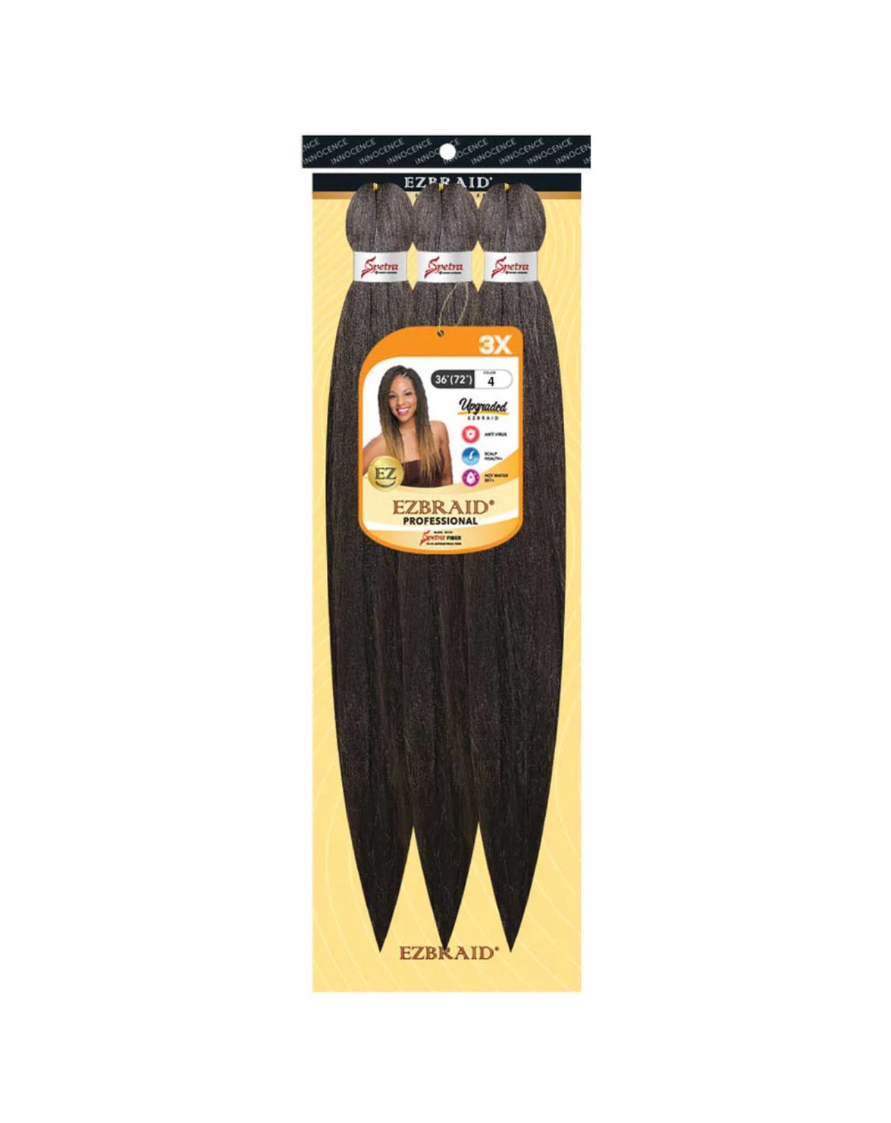 100% Spetra Antibacterial Fiber Braiding Hair EZBraid - Multi