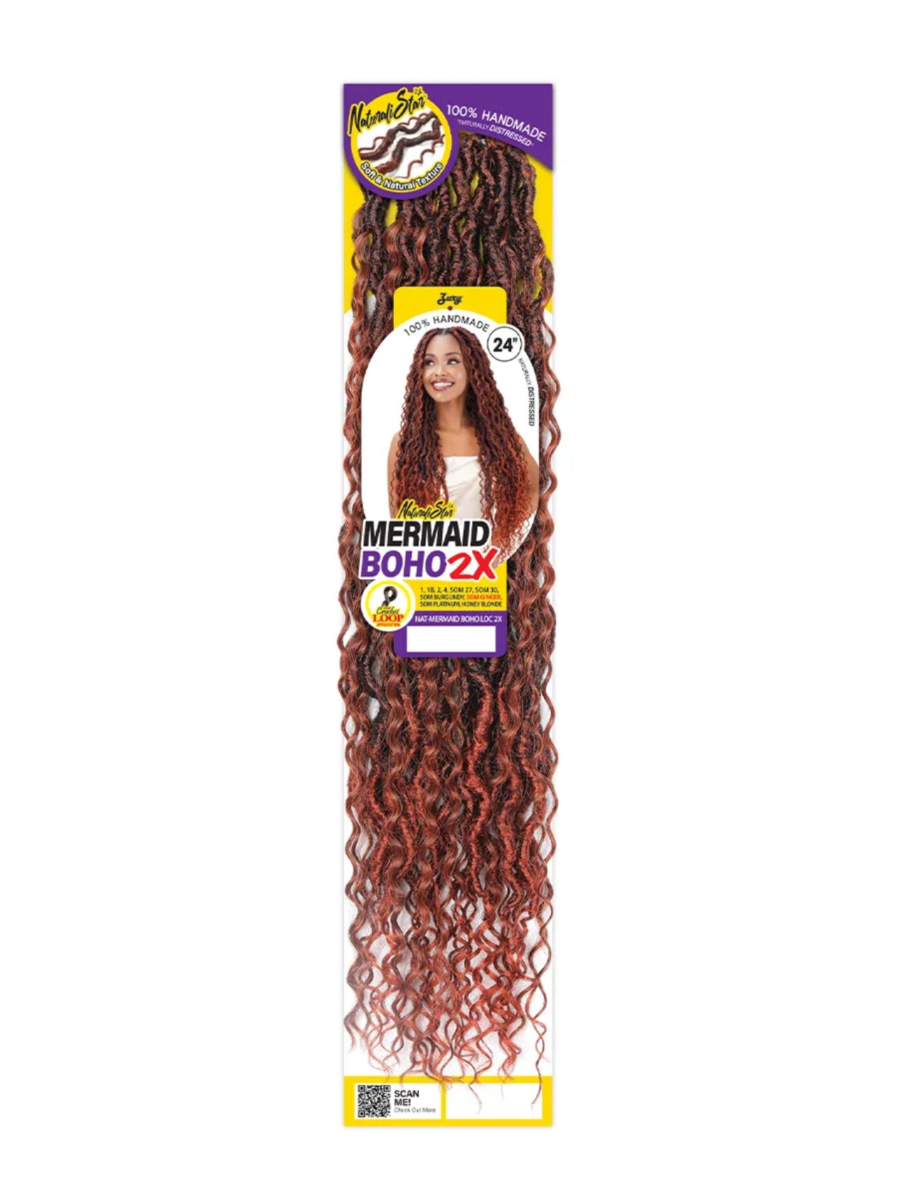 NATURALISTAR MERMAID BOHO LOC 2X