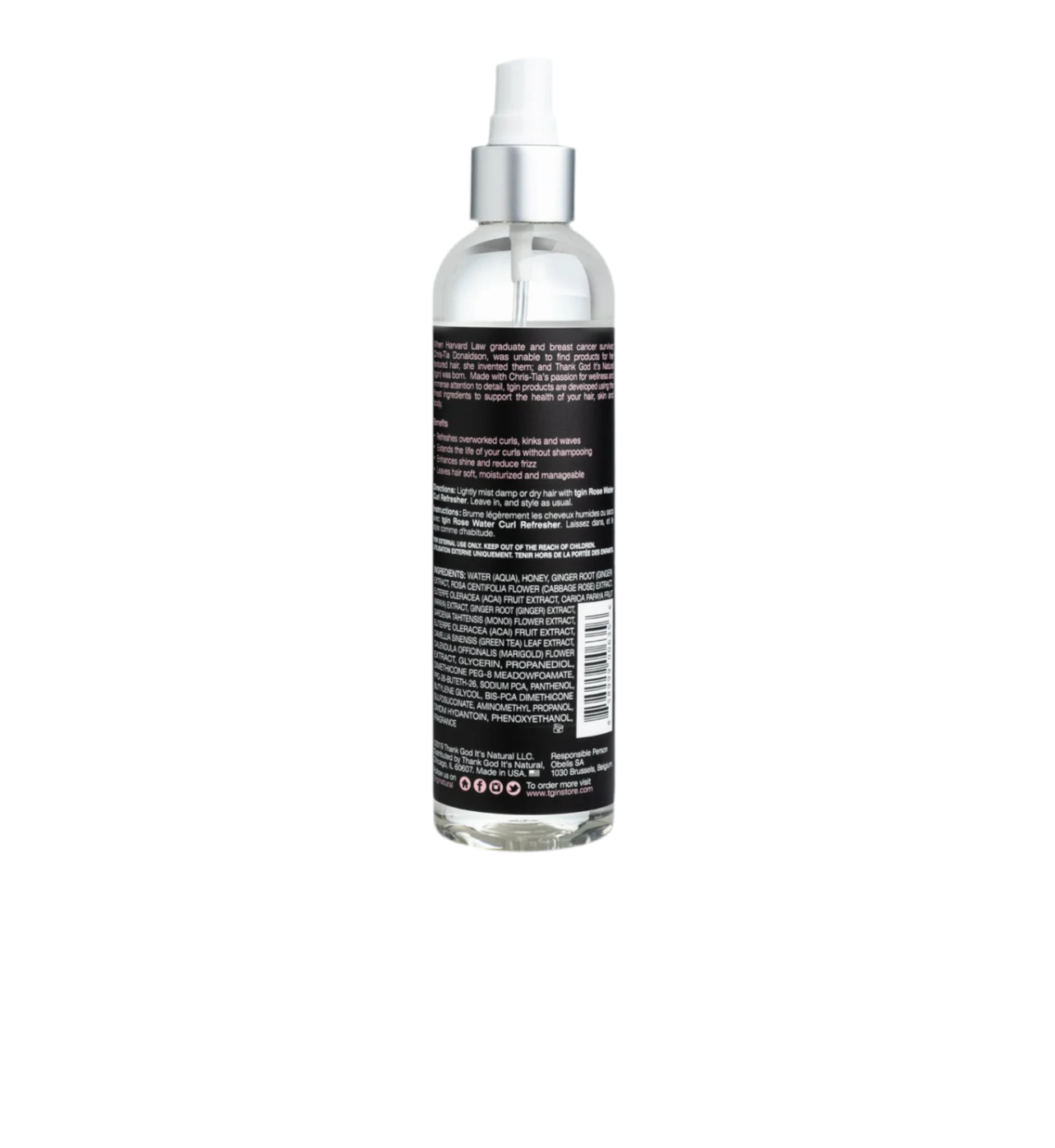 Rose Water Curl Refresher