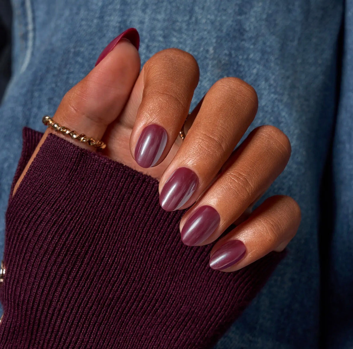 Cherry Roast Press on Nails