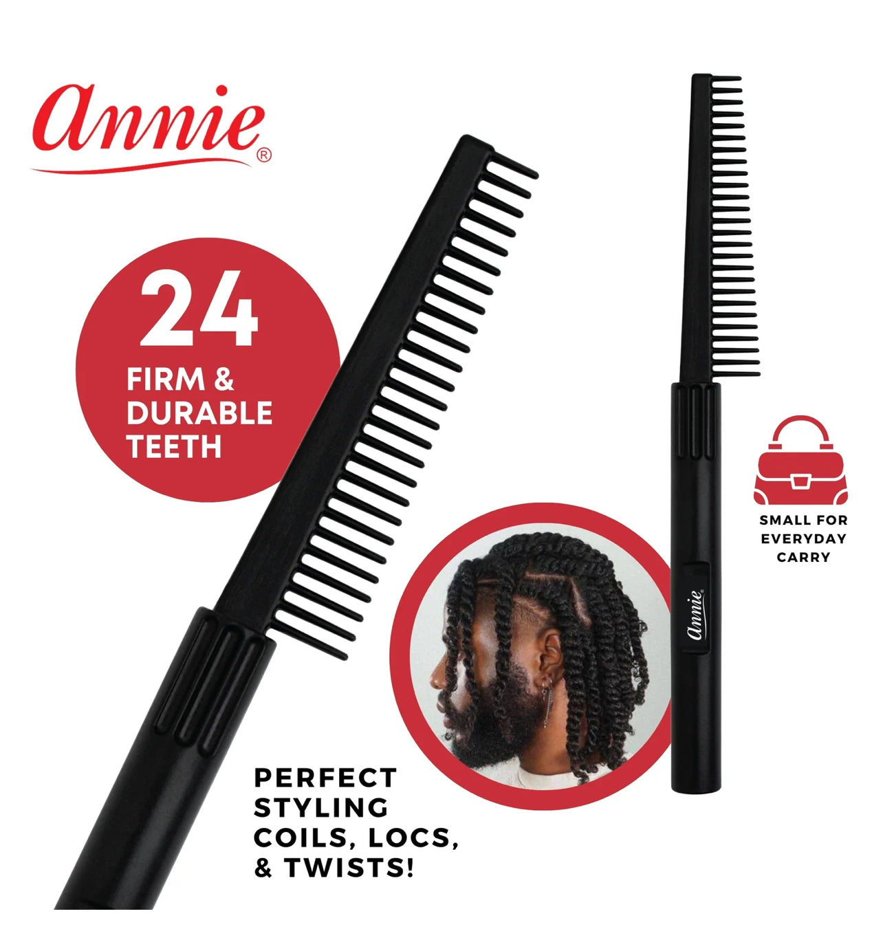 Twist Comb - Black