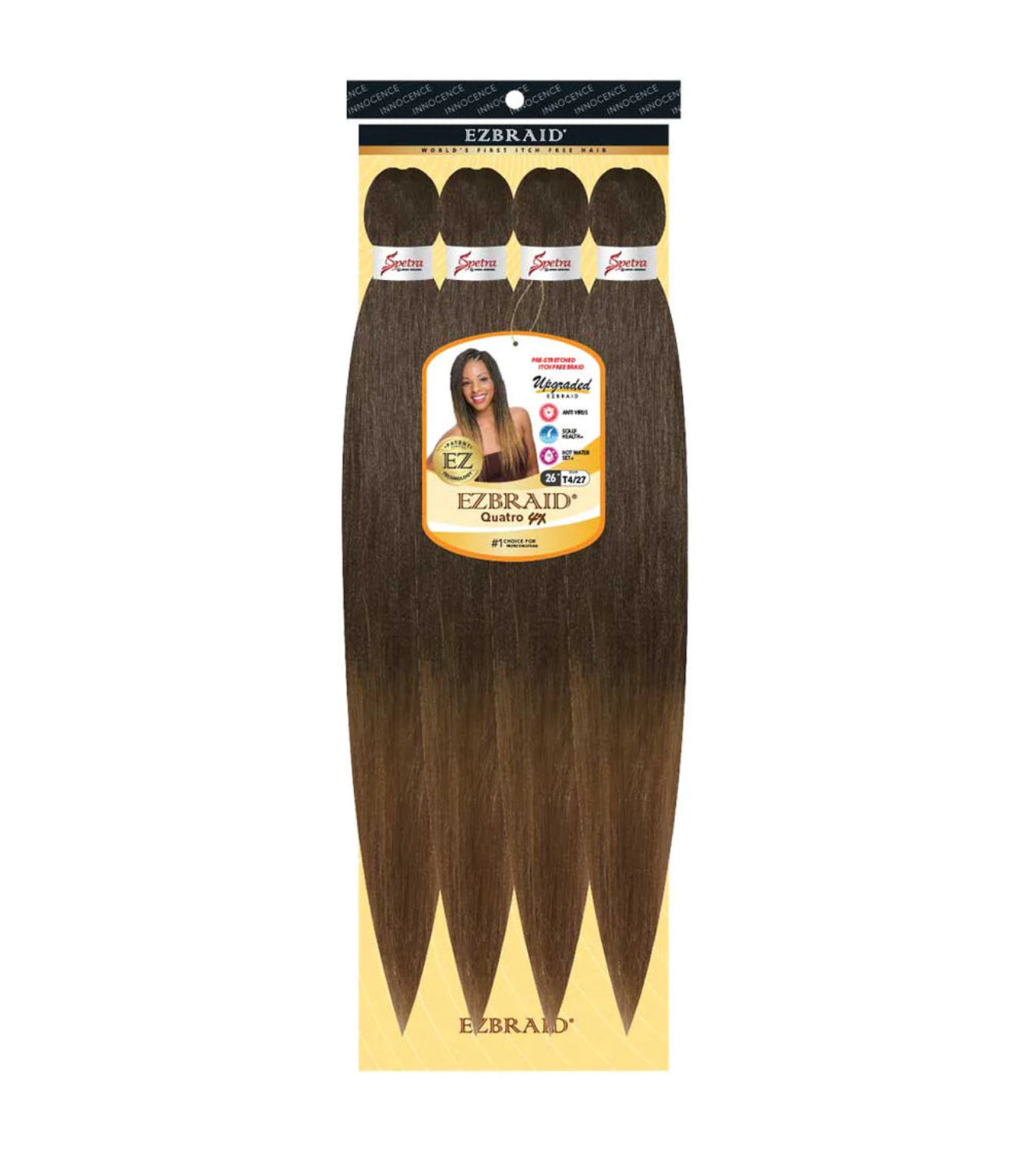 100% Spetra Antibacterial Fiber Braiding Hair EZBraid - Multi