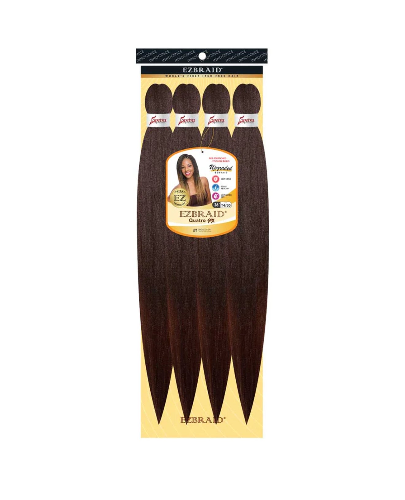 100% Spetra Antibacterial Fiber Braiding Hair EZBraid - Multi