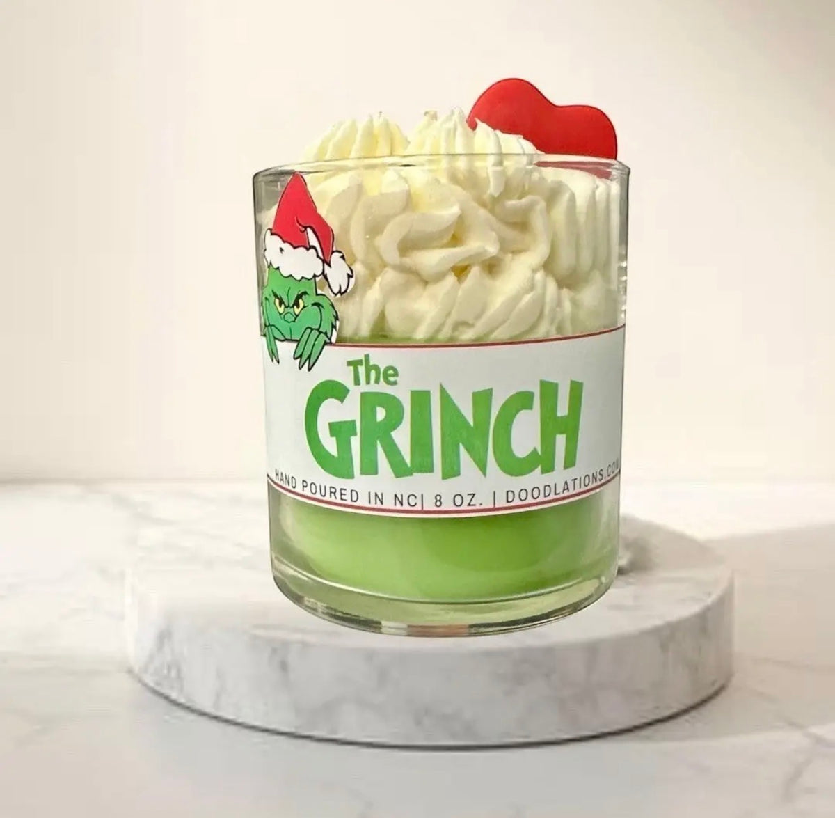 Doodlations Luxury Candle | the Grinch
