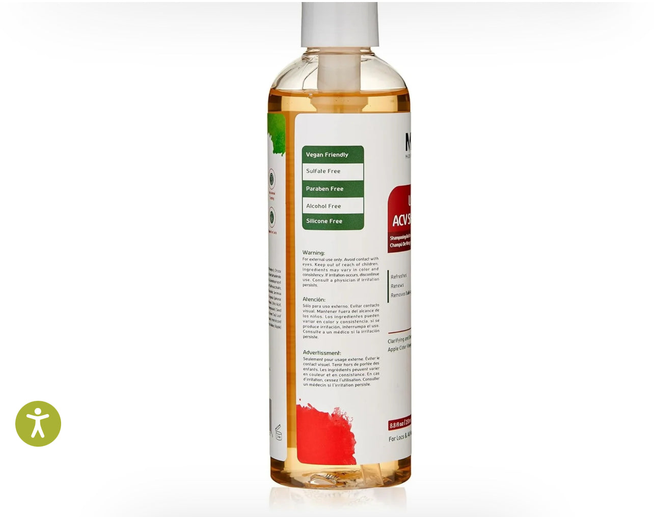 Locs Vegan Apple Cider Vinegar Shampoo