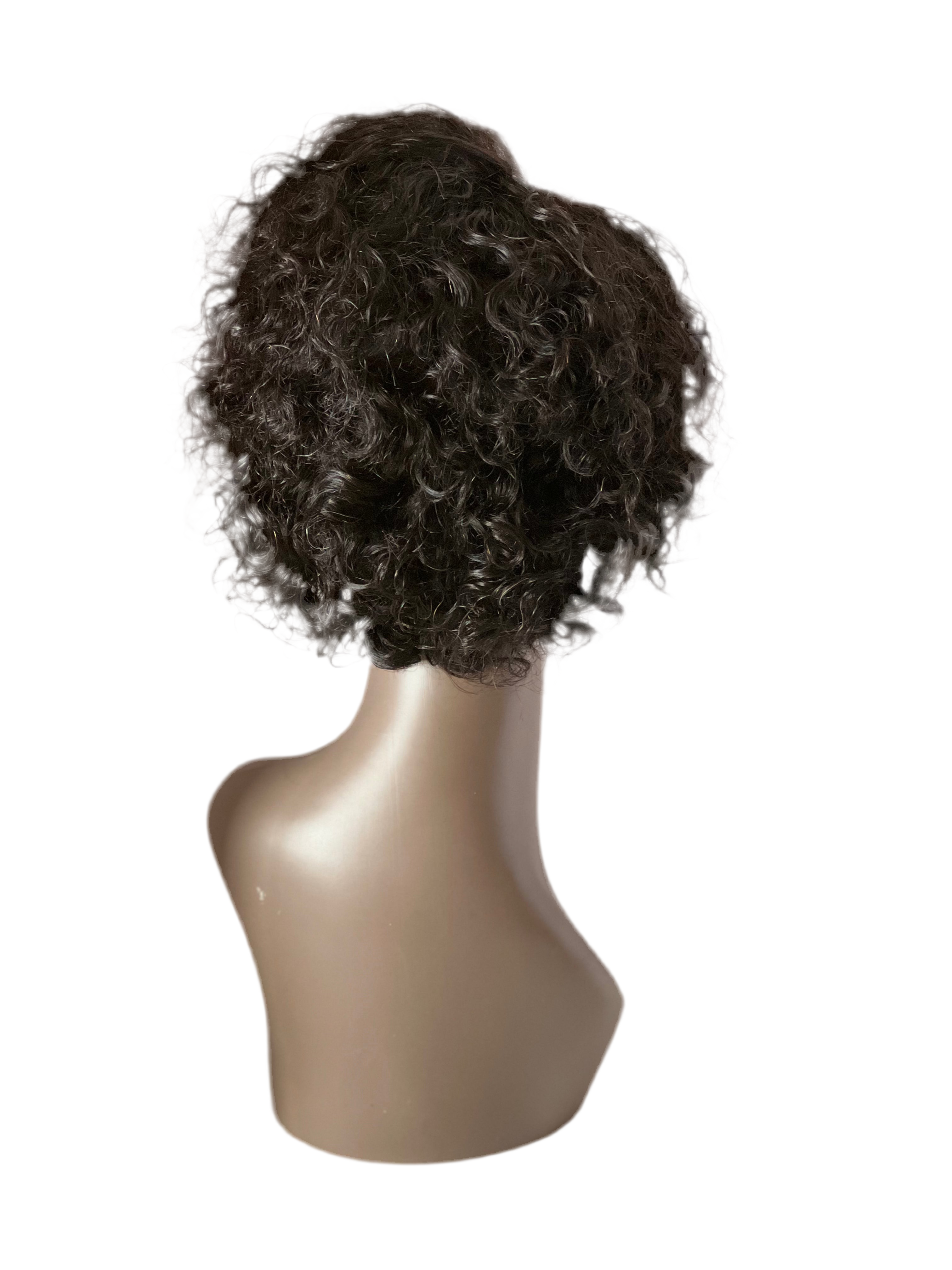Glueless Raw Human Hair Wig - Pixie 10 inches