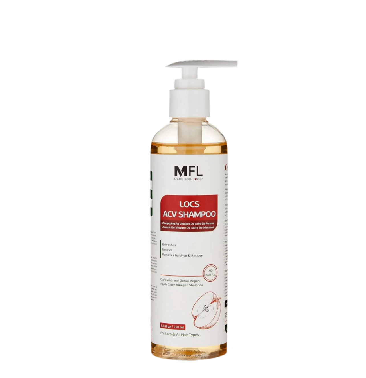 Locs Vegan Apple Cider Vinegar Shampoo