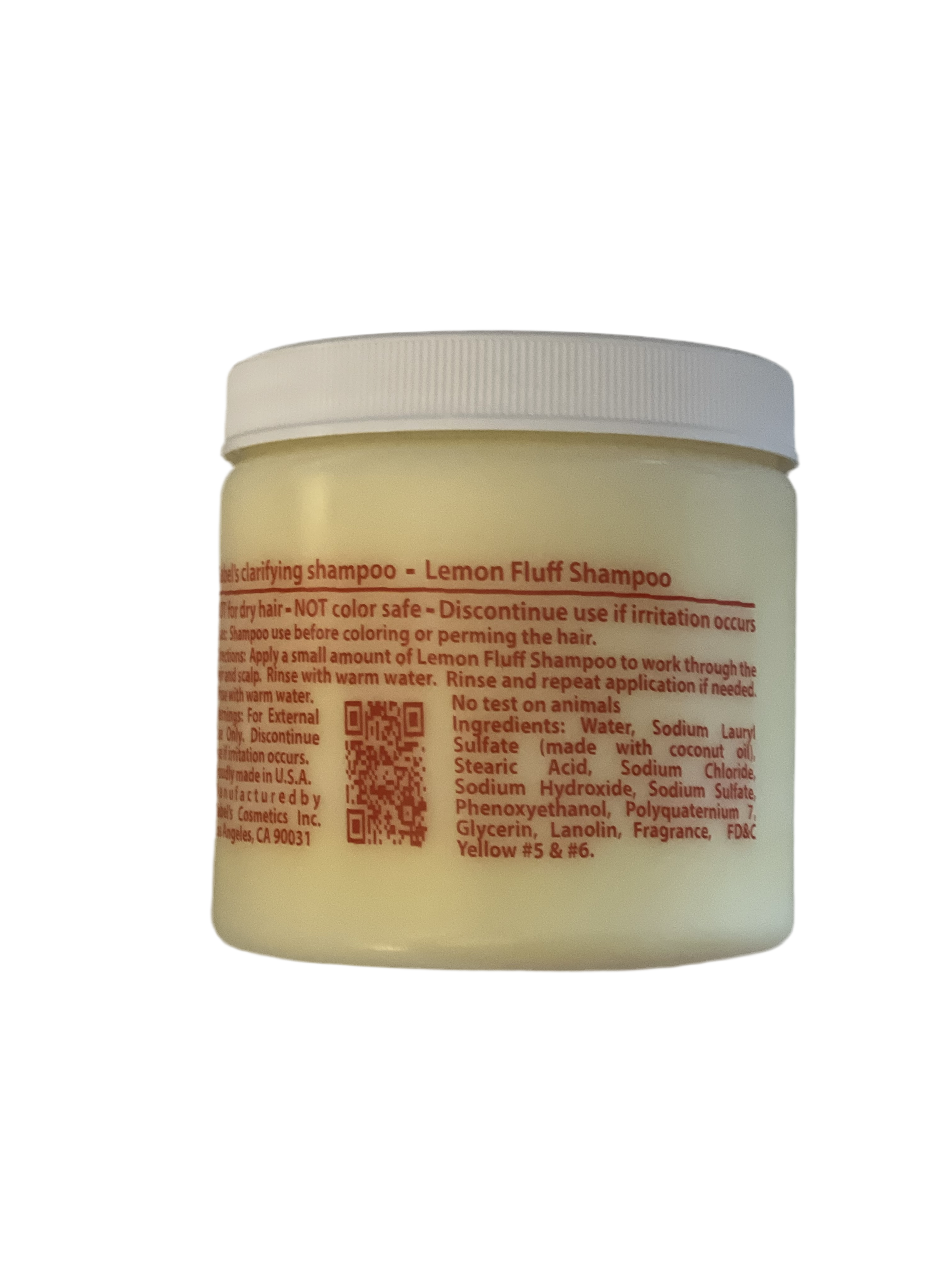 Lemon Fluff Shampoo - Refreshing Lemon scent