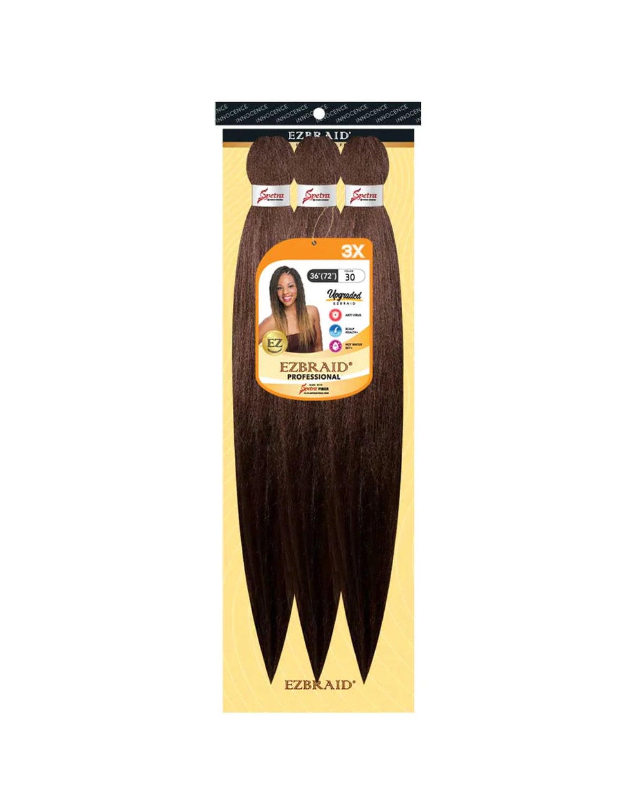 100% Spetra Antibacterial Fiber Braiding Hair EZBraid - Multi