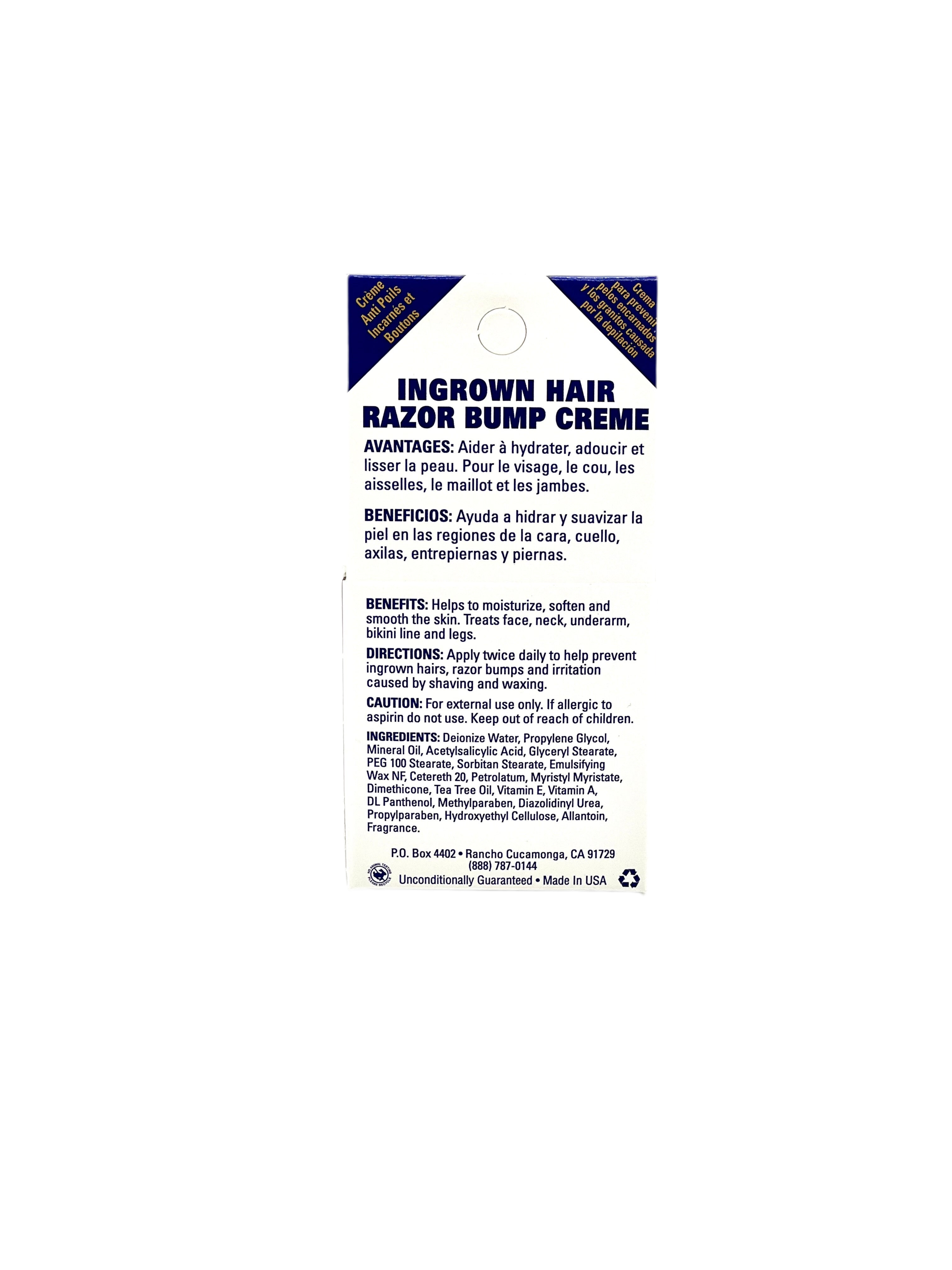 Ingrown Hair & Razor Bump Creme