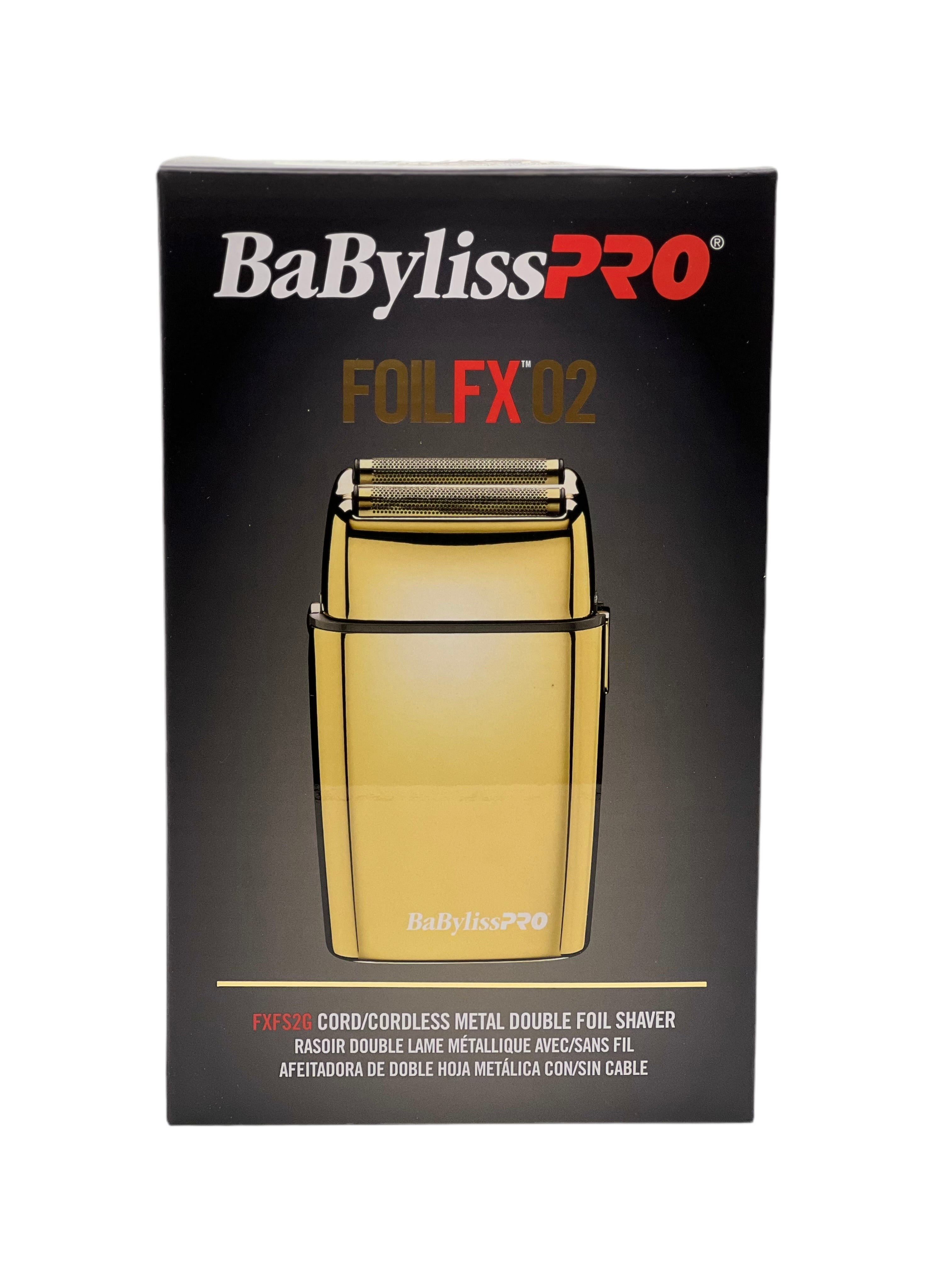 FOILFX02 Cordless Gold Metal Double Foil Shaver