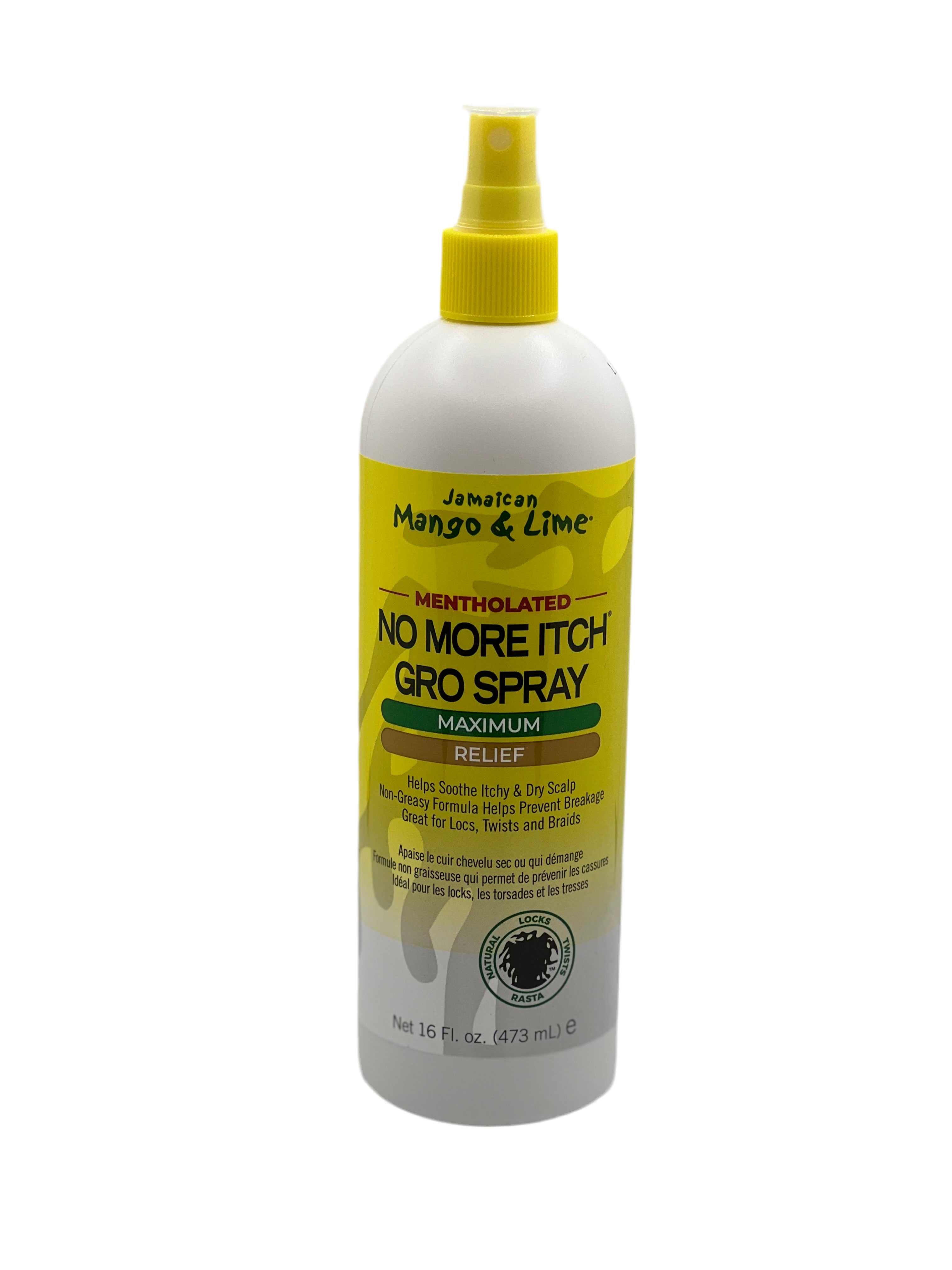 Mentholated No More Itch Gro Spray