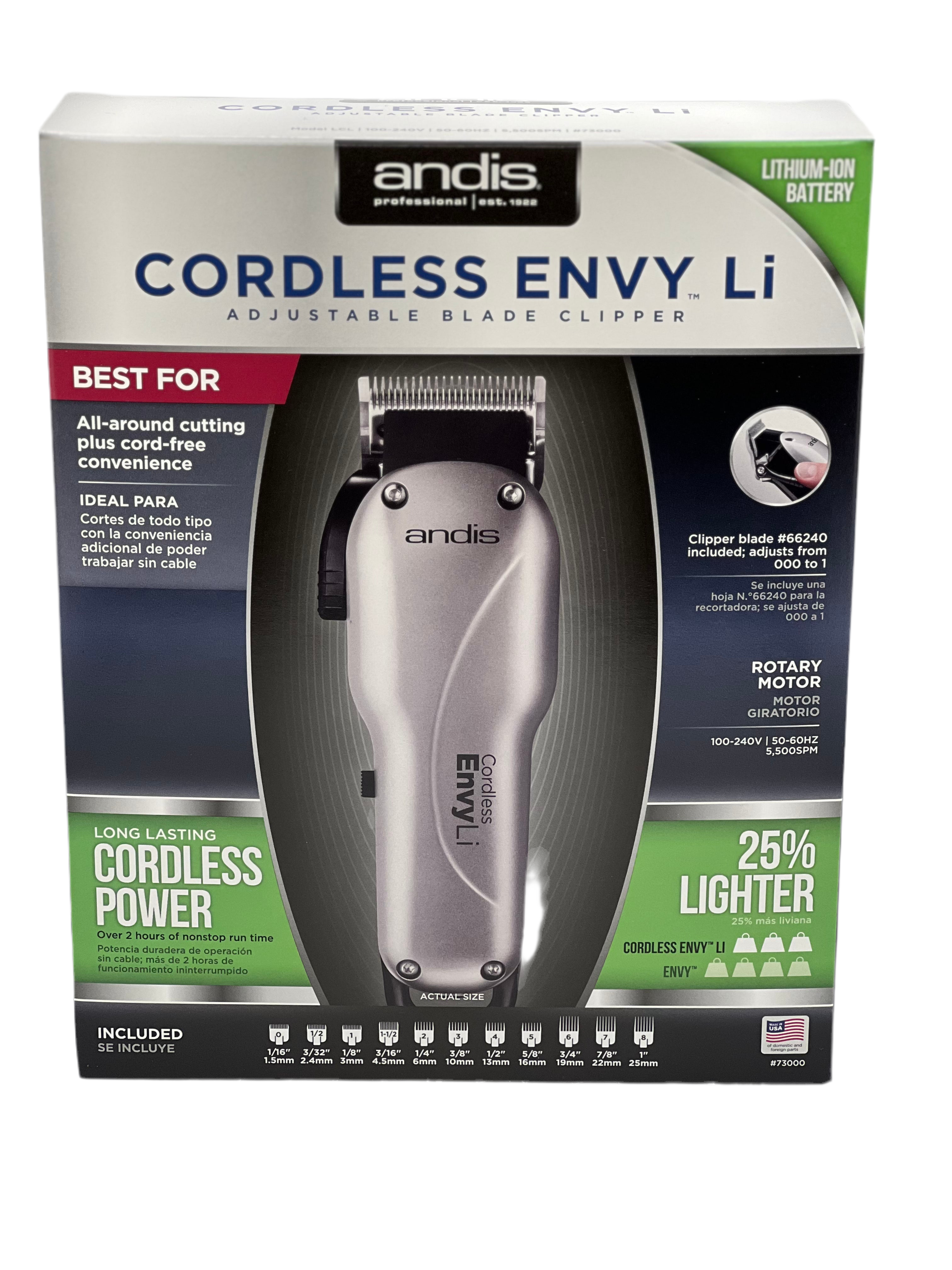 Cordless Envy® Li Adjustable Blade Clipper
