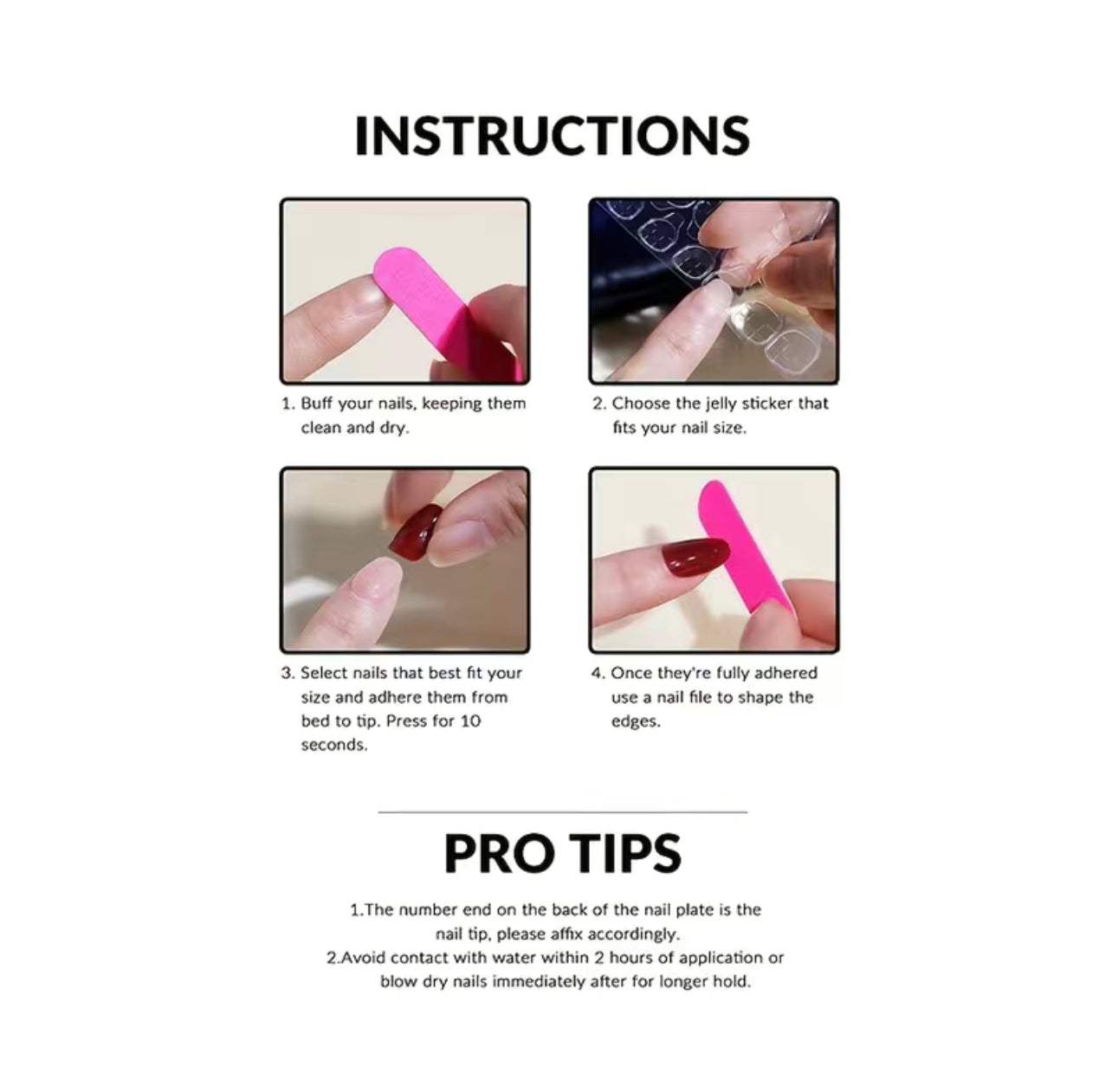 Purple Jade Press On Nails