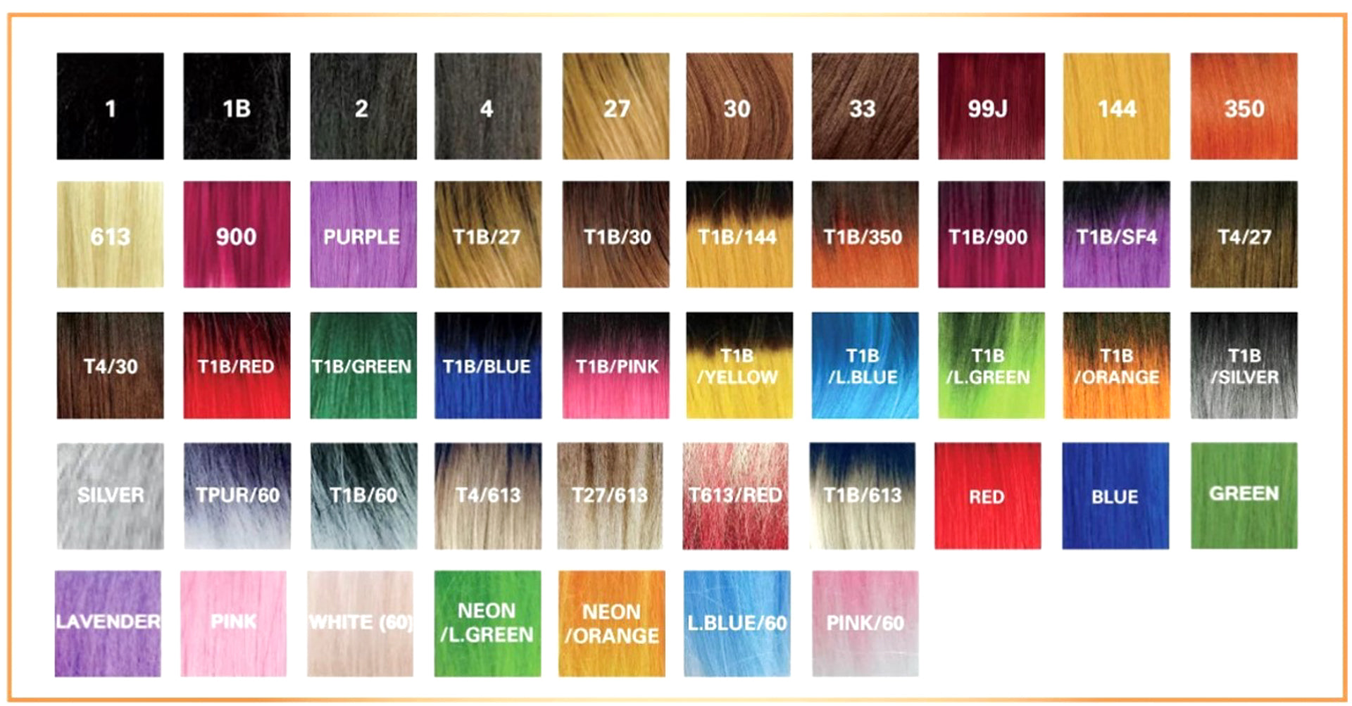 100% Spetra Antibacterial Fiber Braiding Hair EZBraid - Multi
