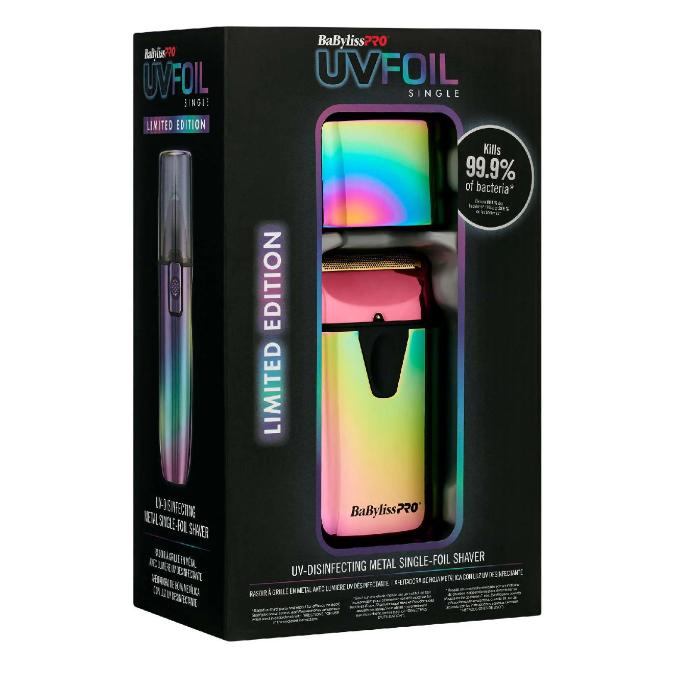 BABYLISS FX SHAVER UV SINGLE IRIDESCENT