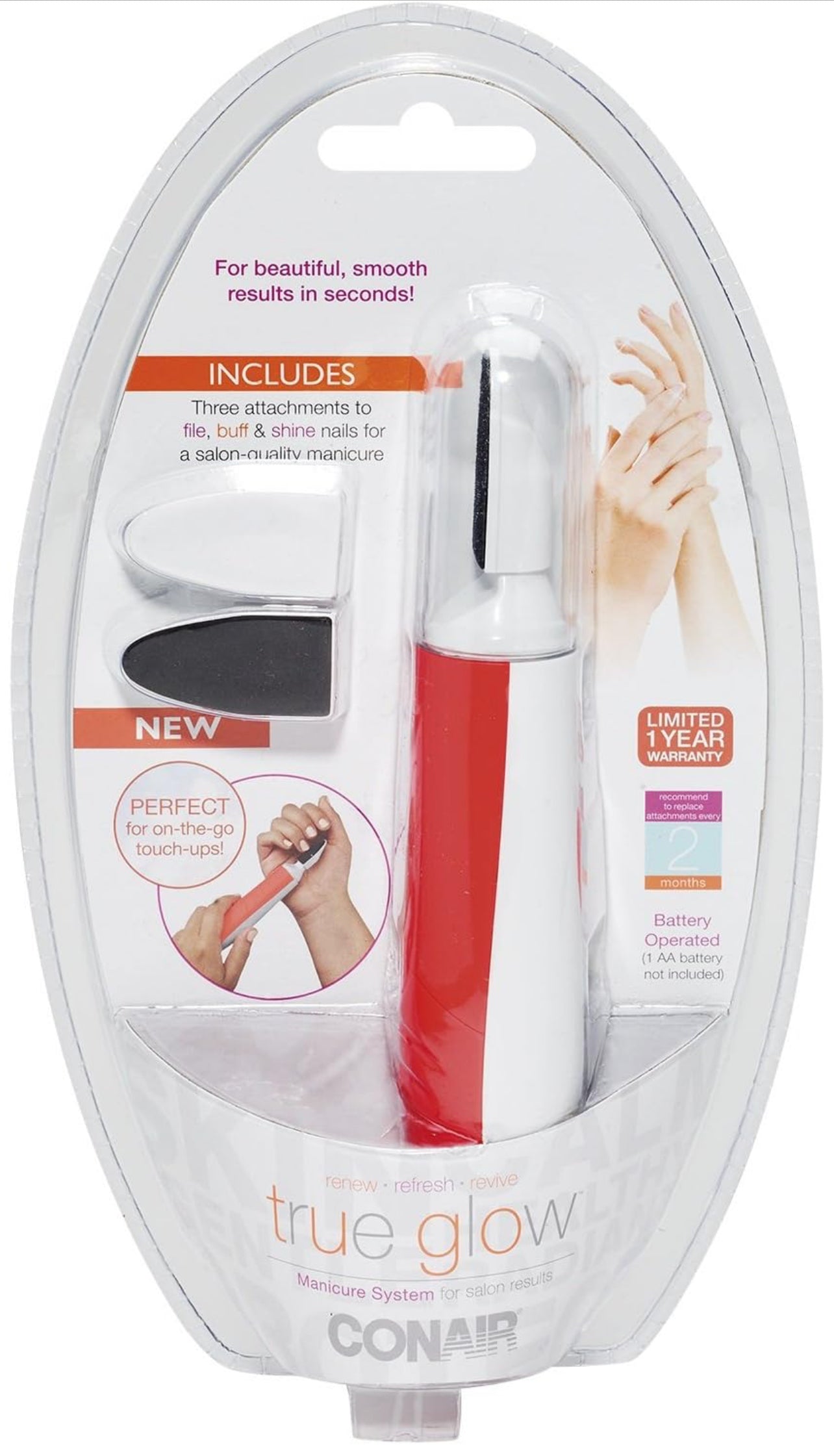 True Glow Battery Operated Manicure System