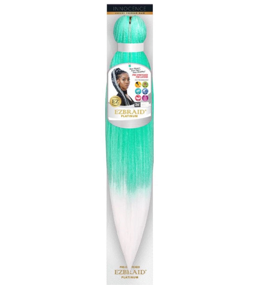 100% Spetra Antibacterial Fiber Braiding Hair EZBRAID Platinum 26" - Single