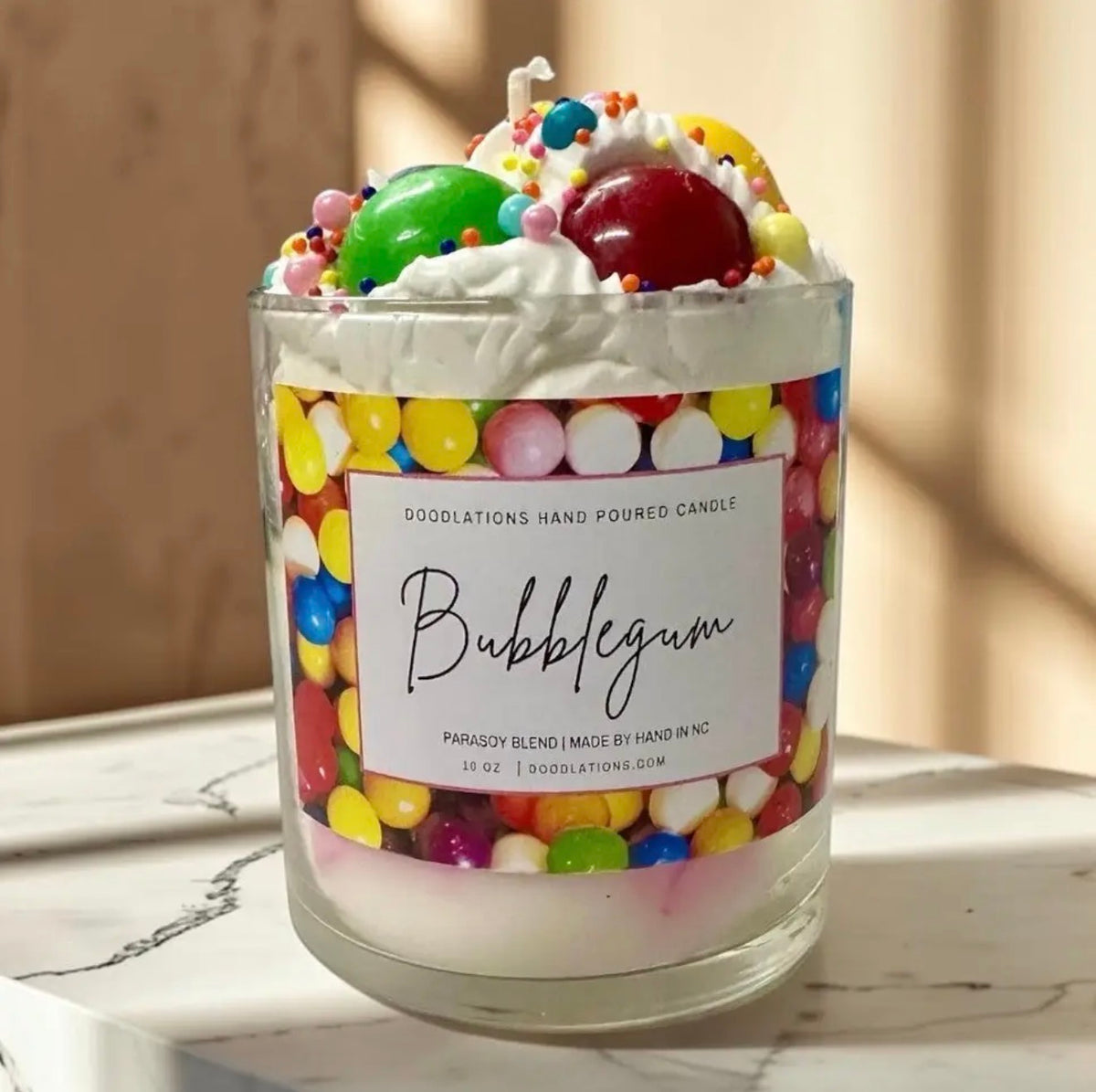 Doodlations Luxury Candle | Bubblegum