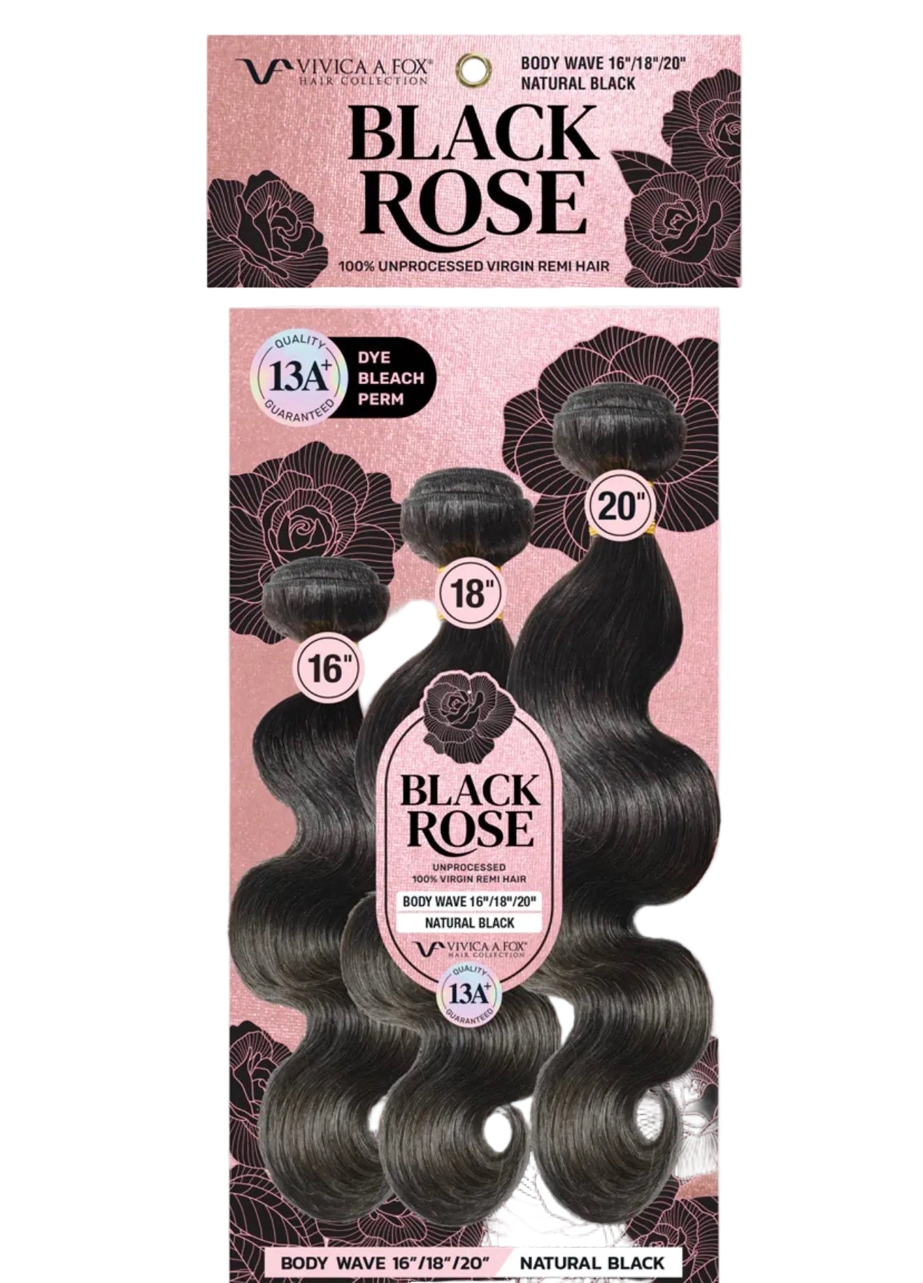 BLACK ROSE 3pcs- Body Wave