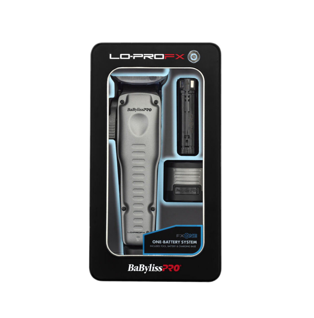 BaBylissPRO® FXONE™ Lo-ProFX High Performance Low-Profile Clipper (Silver)