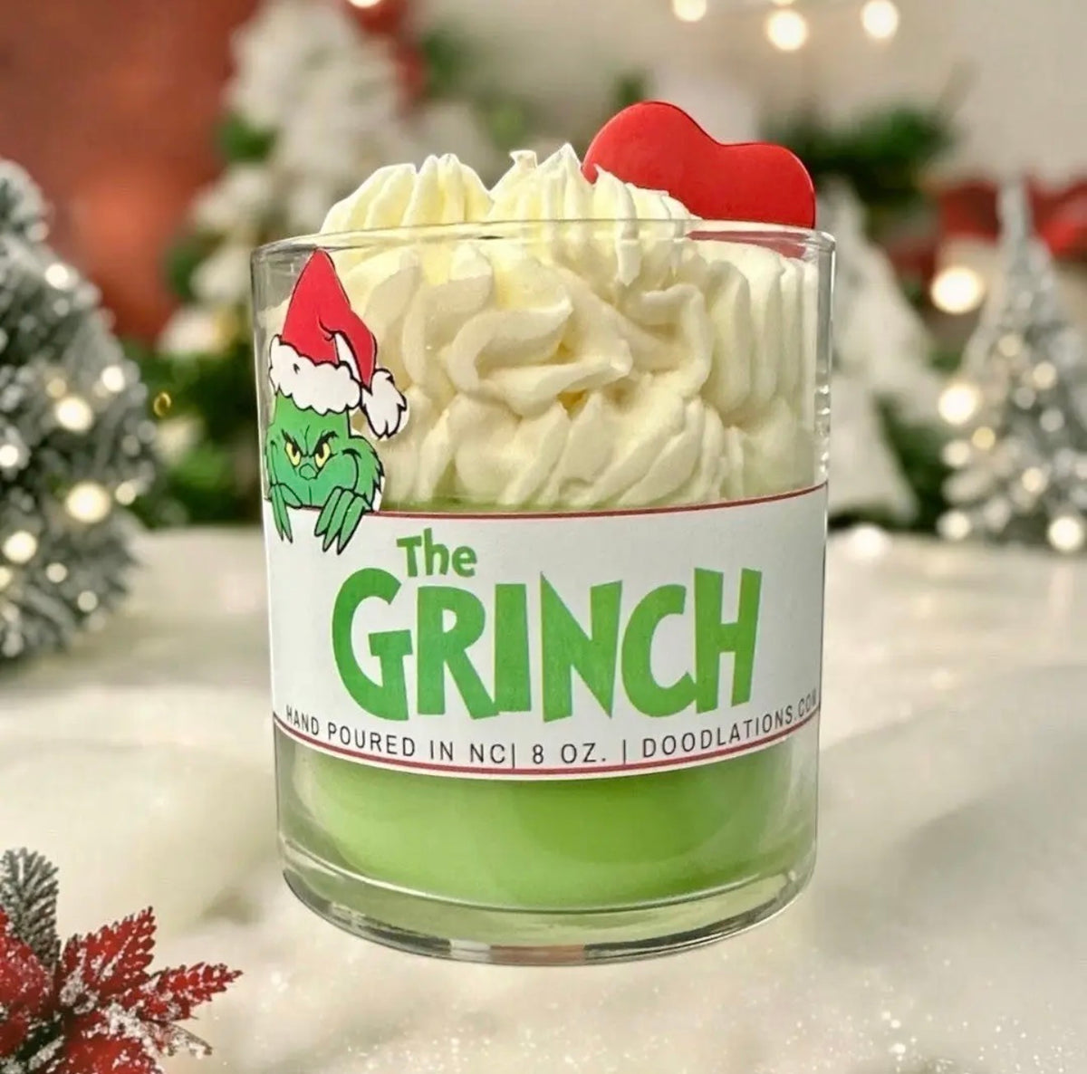 Doodlations Luxury Candle | the Grinch