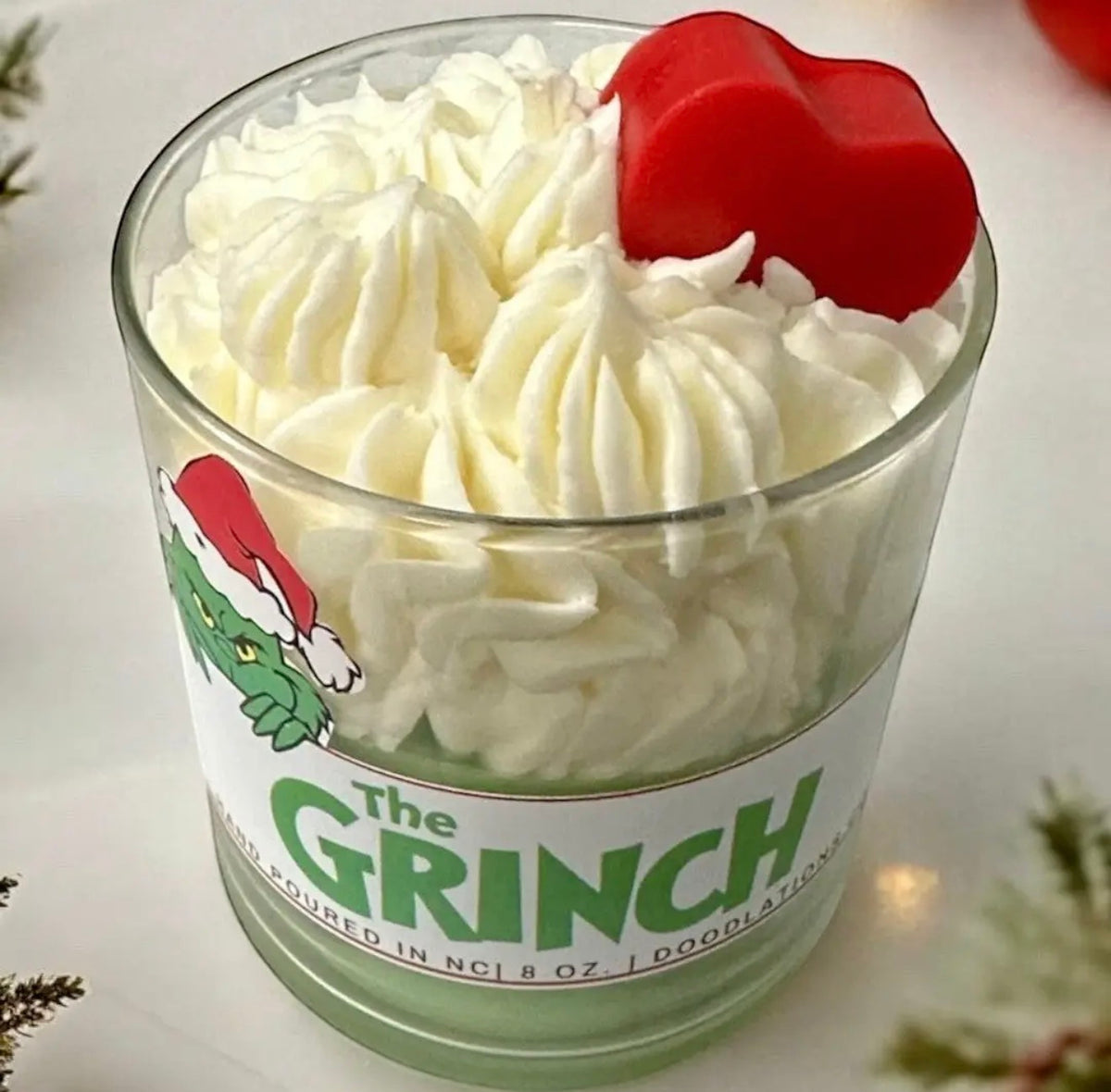 Doodlations Luxury Candle | the Grinch