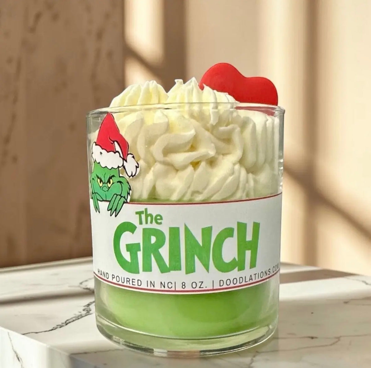 Doodlations Luxury Candle | the Grinch