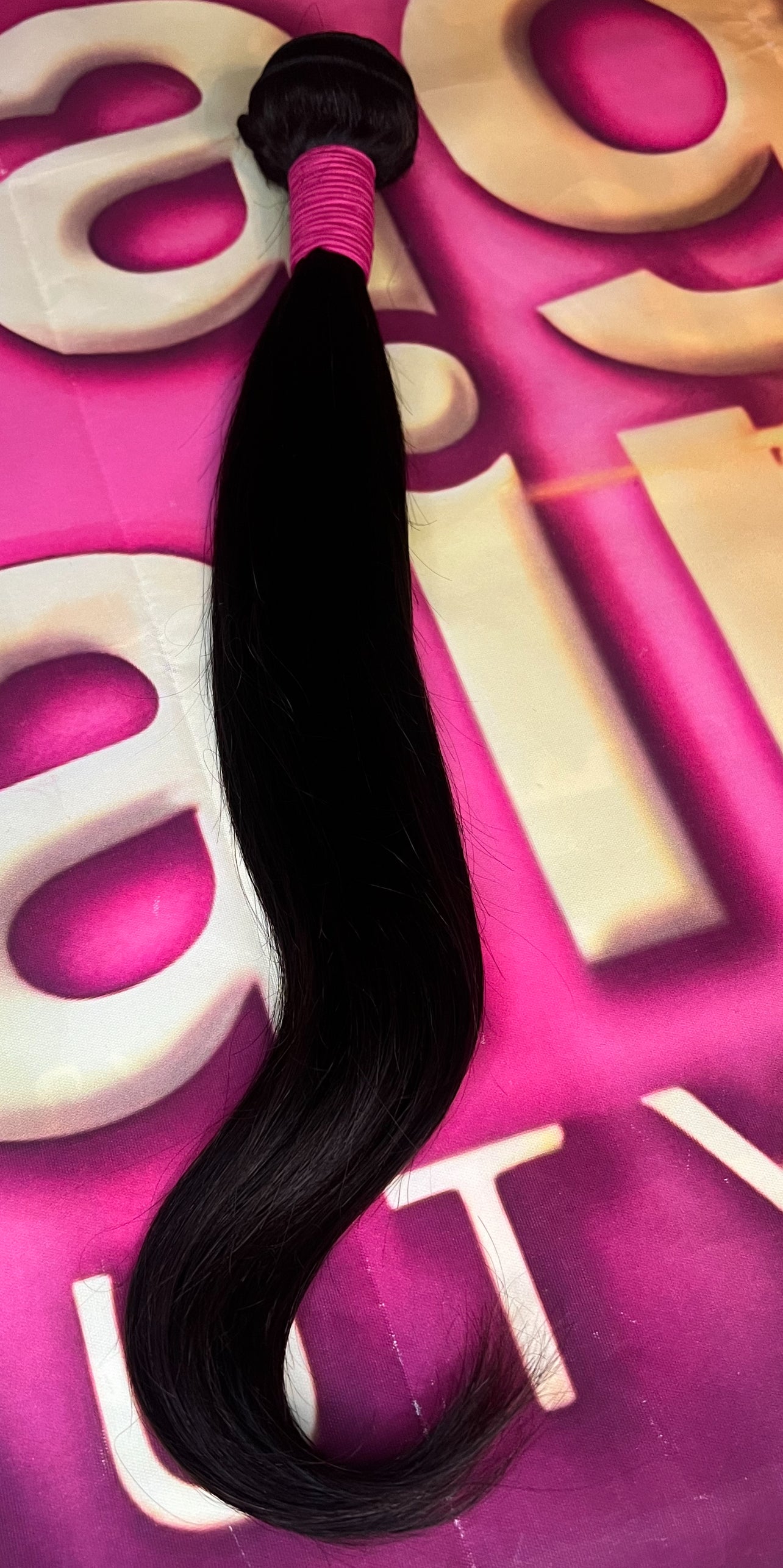 Human Hair Silky Straight Bundle