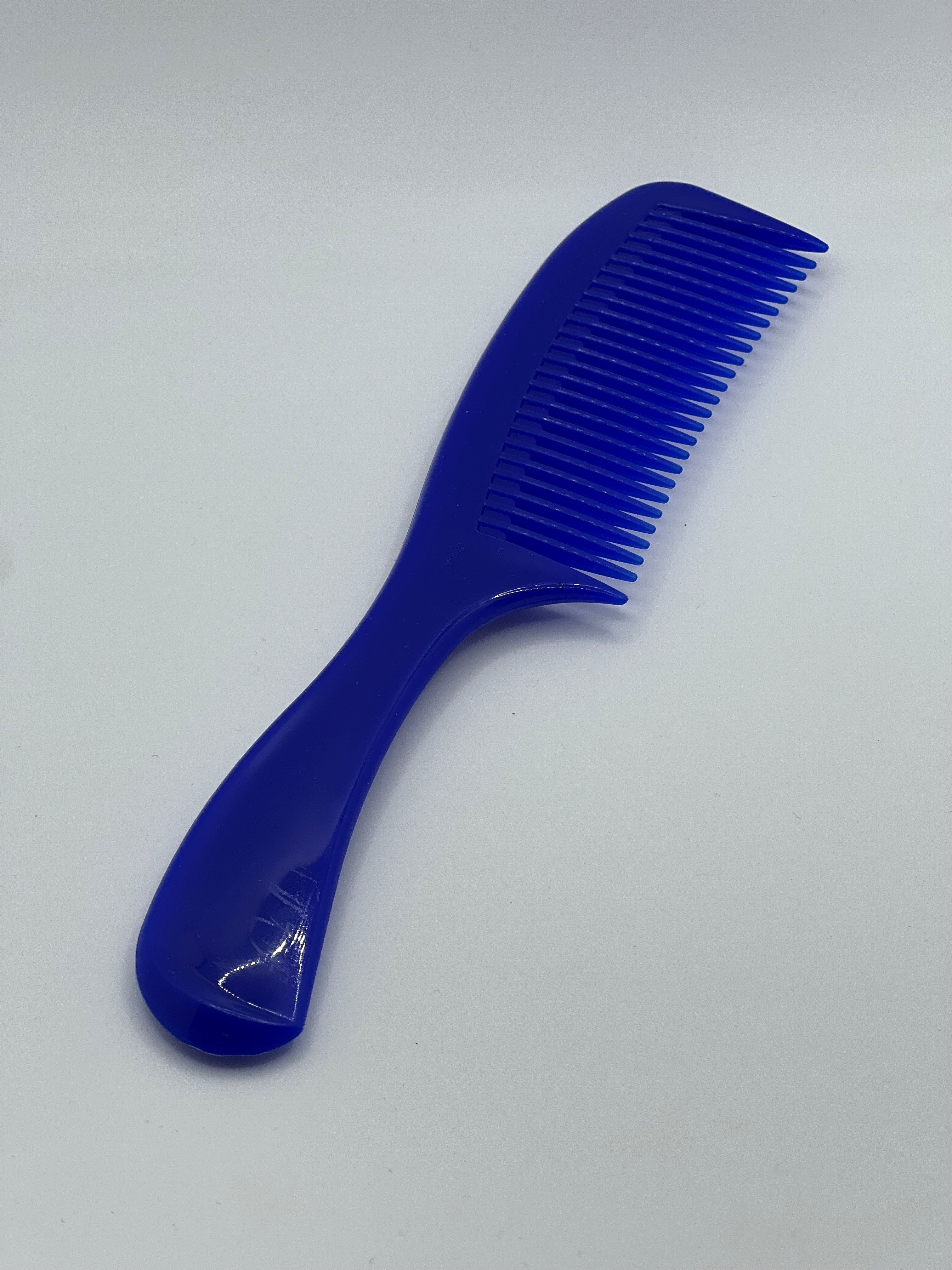 Blue store hair comb